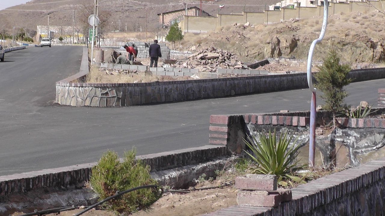 جدول گذاری و سنگ فرش